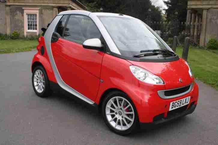 2010 '59' Smart fortwo 1.0 mhd (71bhp) Cabriolet Passion - Low mileage!