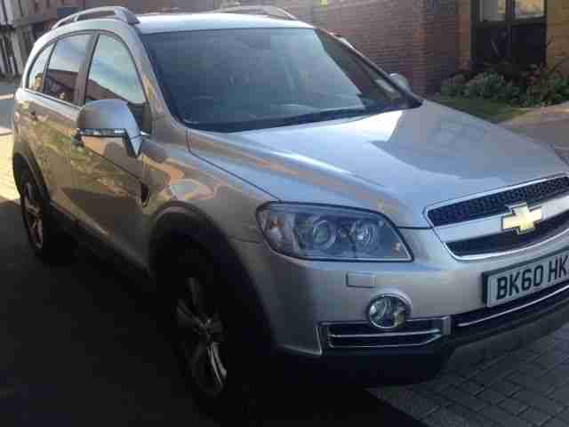 2010 (60) CHEVROLET CAPTIVA LTZ VCDI AUTO SILVER, REVERSE CAM+FULL LEATHER