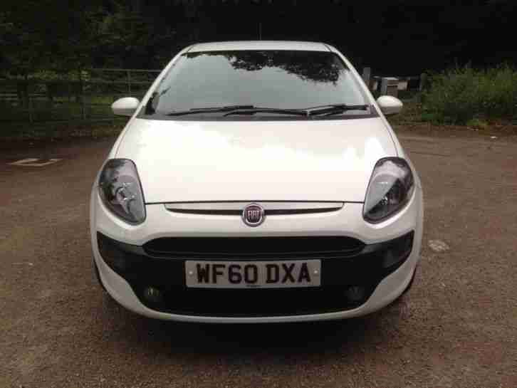2010-60-FIAT PUNTO EVO GP 1.4 3 DOOR HATCHBACK 67,000 MILES 1 FORMER OWNER WHITE