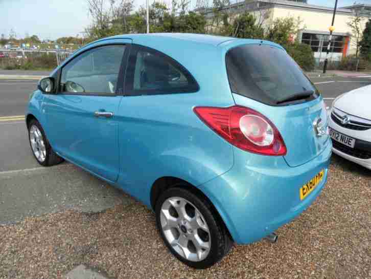 2010 (60) FORD KA 1.25 TITANIUM - SCUBA BLUE - LOW MILEAGE
