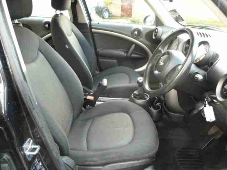 2010/60 MINI COUNTRYMAN ONE 1.6 D 5DR PEPPER BLACK A/C PDC 52K
