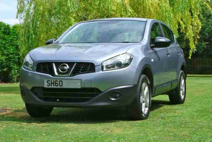 2010/60 NISSAN QASHQAI VISIA 1.6 PETROL MANUAL 5-SEATER SUV - METALLIC GREY