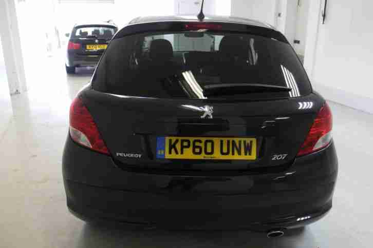 2010 (60) PEUGEOT 207 SPORT HDI 92 BLACK 1.6 DIESEL MANUAL