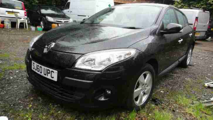 2010 60 Renault Megane 1.5dCi(106bhp )Dynamique 6SPDTom Tom 5DR HATCH BLACK AC