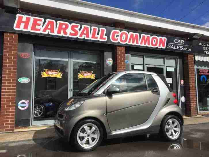 2010 60 SMART FORTWO CABRIO 0.8 PASSION CDI 2D AUTO 54 BHP ONLY 44K 12 M MOT