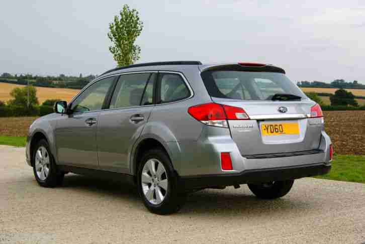 2010/60 SUBARU OUTBACK 2.5i SE NAVPLUS AUTO 4X4 SUV, STEEL SILVER, BLACK LEATHER