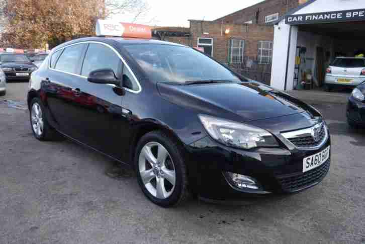 2010 60 VAUXHALL ASTRA1.6i 16v VVT SRi FULL SERVICE HISTORY in BLACK