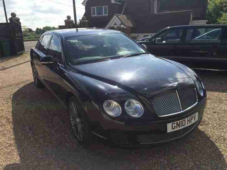 2010 BENTLEY CONTINENTAL F-SP SPEED A BLACK LW BASE 5 SEATER