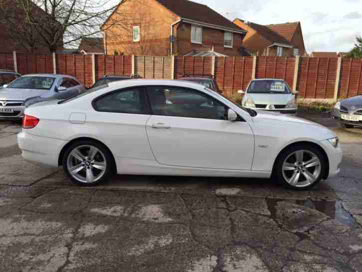 2010 BMW 320I SE COUPE WHITE RED LEATHER INTERIOR CHEAP CAR BARGAIN MAY SWAP