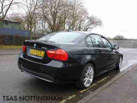 2010 BMW 320i M Sport Business Edition Black Damaged Salvage