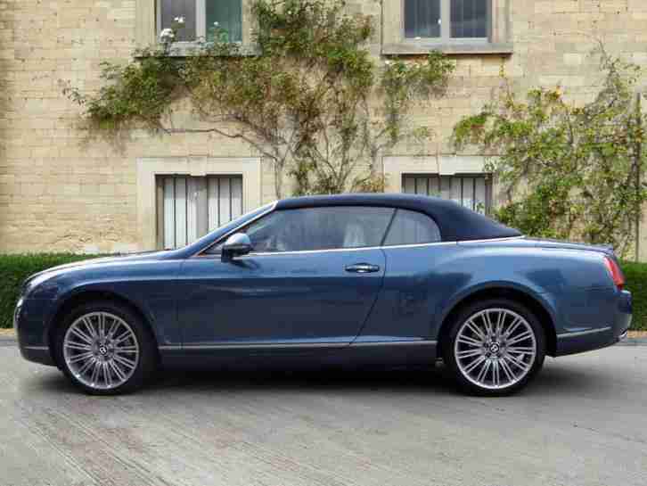 2010 Bentley Continental GTC SPEED PETROL/ALCOHOL Blue Automatic
