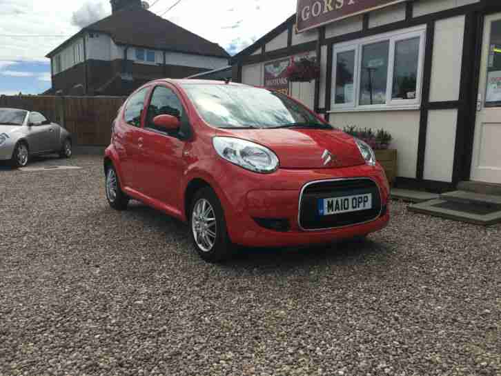 2010 CITROEN C1 VTR+ RED SERVICE HISTORY 3 MONTH WARRANTY SOLD WITH FULL MOT