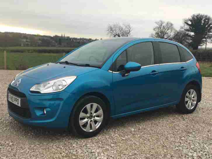 2010 CITROEN C3 VTR+ BLUE ONE OWNER FROM NEW FSH 12M MOT HPI CLEAR VERY CLEAN