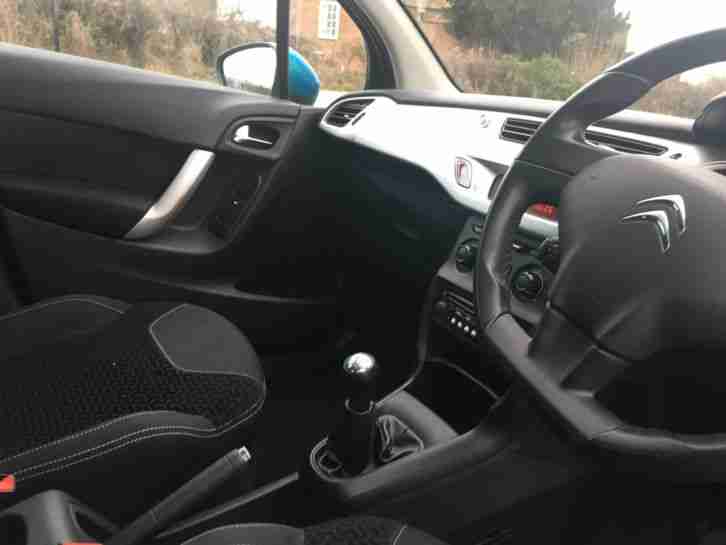 2010 CITROEN C3 VTR+ BLUE ONE OWNER FROM NEW FSH 12M MOT HPI CLEAR VERY CLEAN