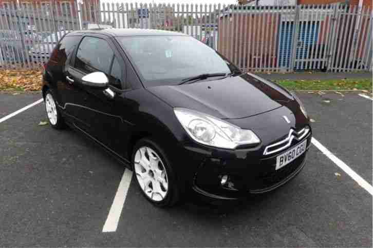 2010 Citroen DS3 1.6HDi 90 Black Diesel Black Manual