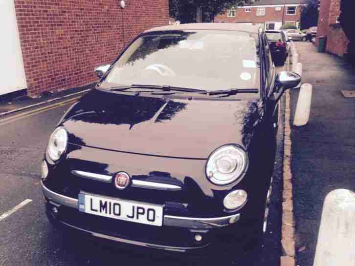 2010 FIAT 500 C LOUNGE BLACK
