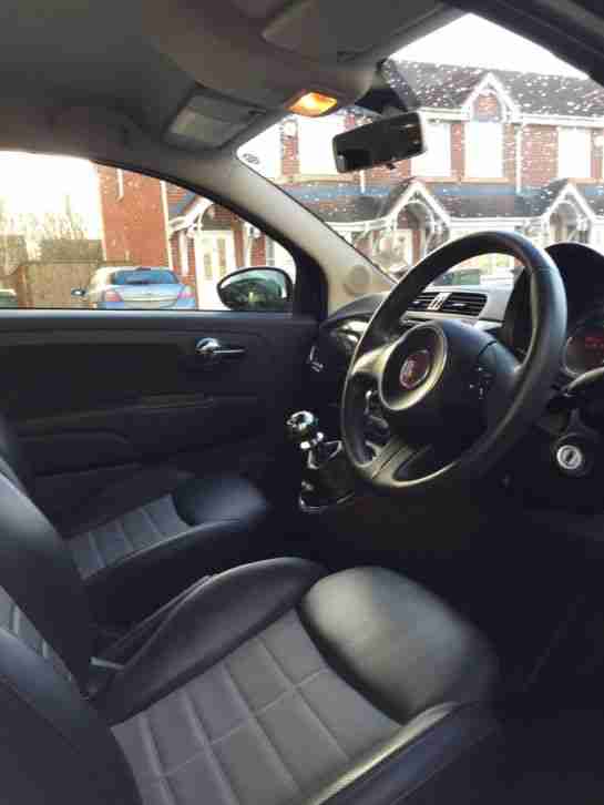 2010 FIAT 500 SPORT BLACK