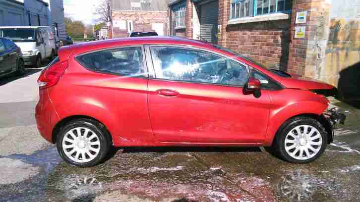 2010 FORD FIESTA EDGE TDCI 68 RED DAMAGED SALVAGE SPARES OR REPAIR DIESEL