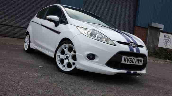 2010 FORD FIESTA S1600 WHITE ZETEC S HEATED LEATHER BLUETOOTH ETC ST LOOKS