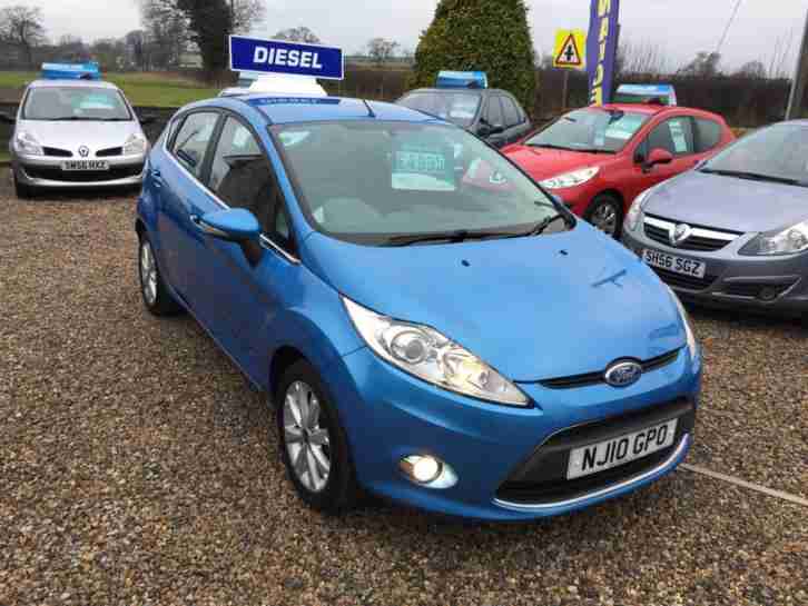 2010 FORD FIESTA ZETEC 1.4 DIESEL **2 LADY OWNERS**FULL MAIN AGENT HISTORY**