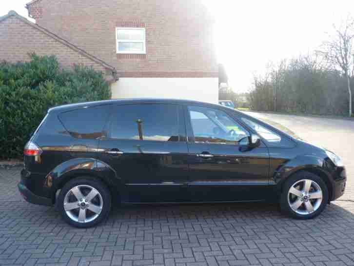 2010 FORD S-MAX TITANIUM 1.8TDCI 6G BLACK 46,120K Miles