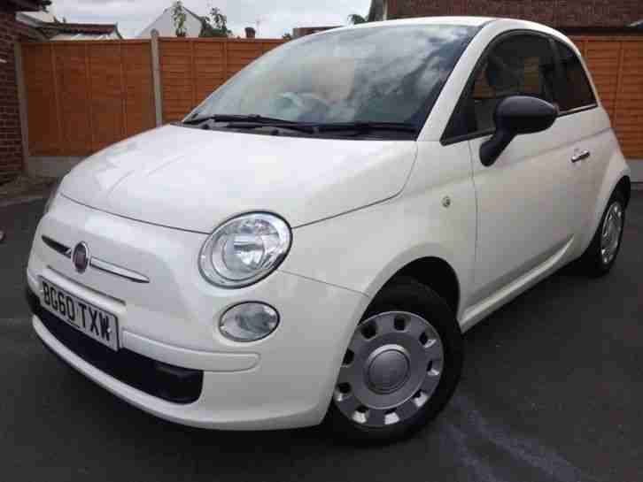 2010 Fiat 500 1.2 Start/Stop POP White Manual