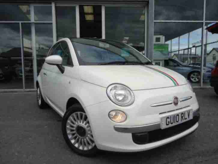 2010 Fiat 500 Lounge Hatchback 1.2 Petrol
