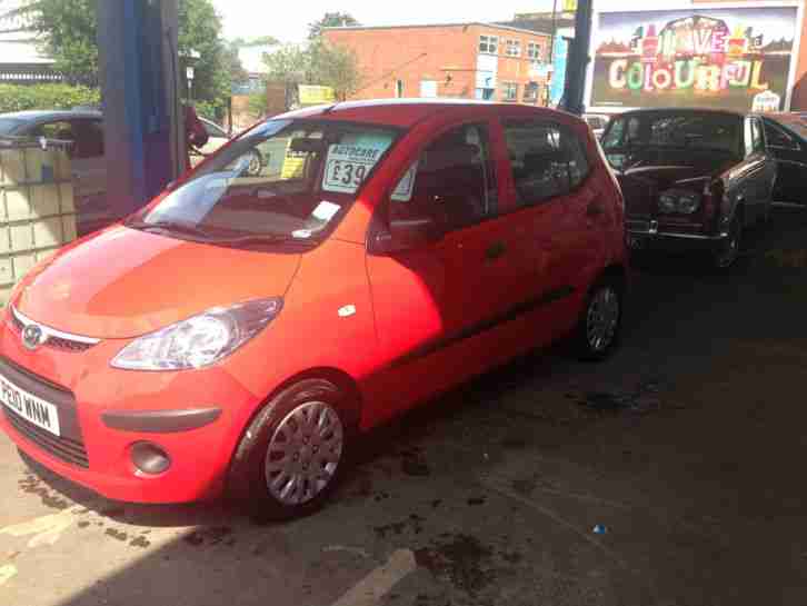 2010 HYUNDAI I10 CLASSIC RED £3495 REDUCED !!!!