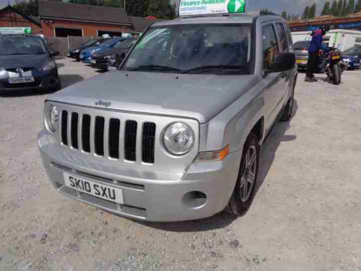 2010 JEEP PATRIOT 2.0 SPORT CRD DIESEL 4X4 5D CAR FINANCE FROM £25 PER WEEK