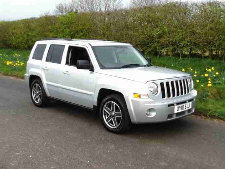 2010 JEEP PATRIOT 2.0CRD LIMITED 4X4 MANUAL, AIRCON, 80,678 MILES, FSH