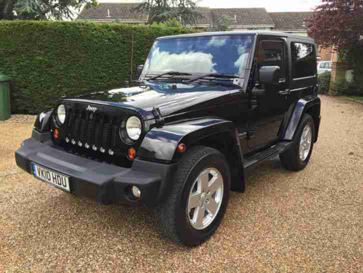 2010 JEEP WRANGLER ULTIMATE CONVERTIBLE H/TOP CRD A BLACK ONLY 31K MILES