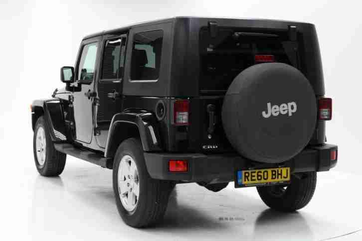 2010 Jeep Wrangler 2.8 CRD Ultimate 4dr Auto Diesel Black Automatic