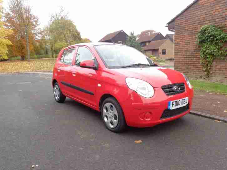 2010 KIA PICANTO SPECIAL EDITION STRIKE 1.1 PETROL MANUAL 5DR HATCHBACK RED