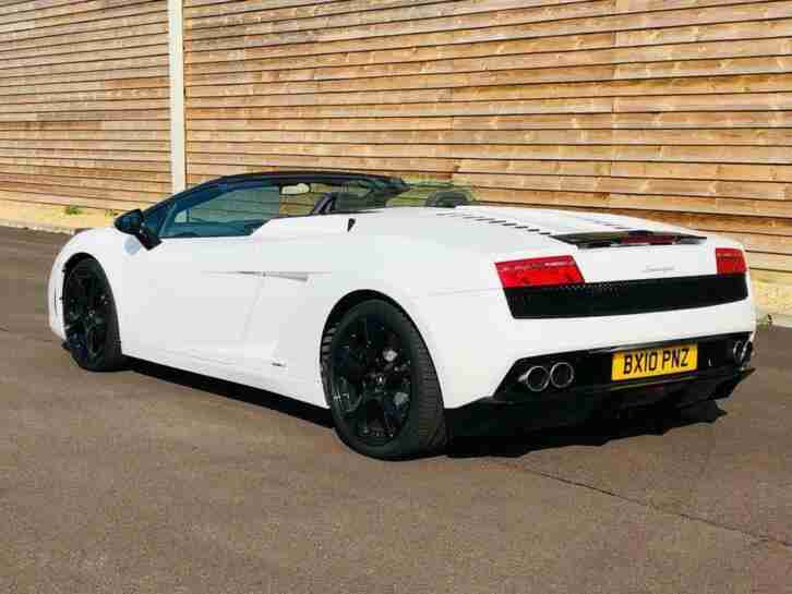 2010 LAMBORGHINI GALLARDO 5.2 LP 560-4 SPYDER 2D AUTO 560 BHP