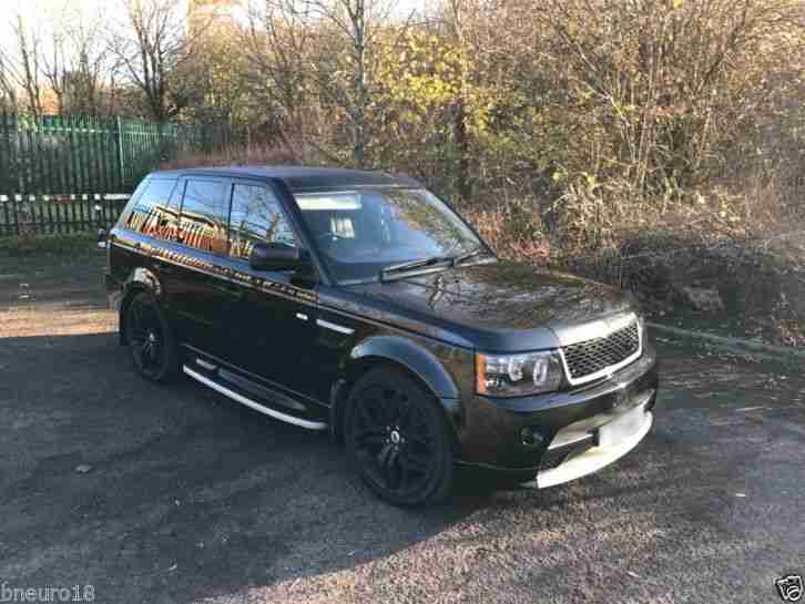 2010 LAND ROVER RANGE ROVER SPORT FACELIFT HSE 3.0 TDV6 A BLACK AUTO 4X4 ALLOYS