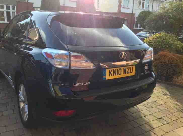 2010 LEXUS RX 450H SE-I 5dr CVT Auto petrol/electric hybrid BLACK