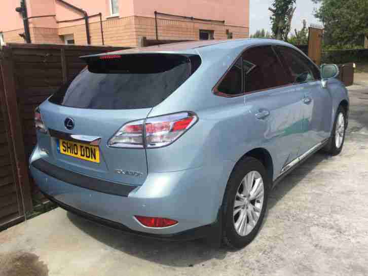 2010 LEXUS RX 450H SE-I CVT BLUE [HYBRID, FULL SERVICE HISTORY, 2 F/KEEPERS]