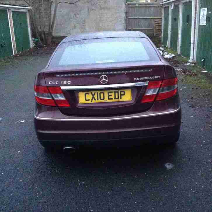 2010 MERCEDES-BENZ CLC180 KOMP SPORT AUTO RED
