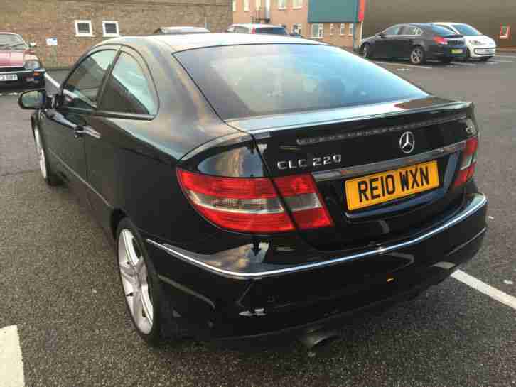 2010 MERCEDES-BENZ CLC220 CDI SPORT AUTO BLACK