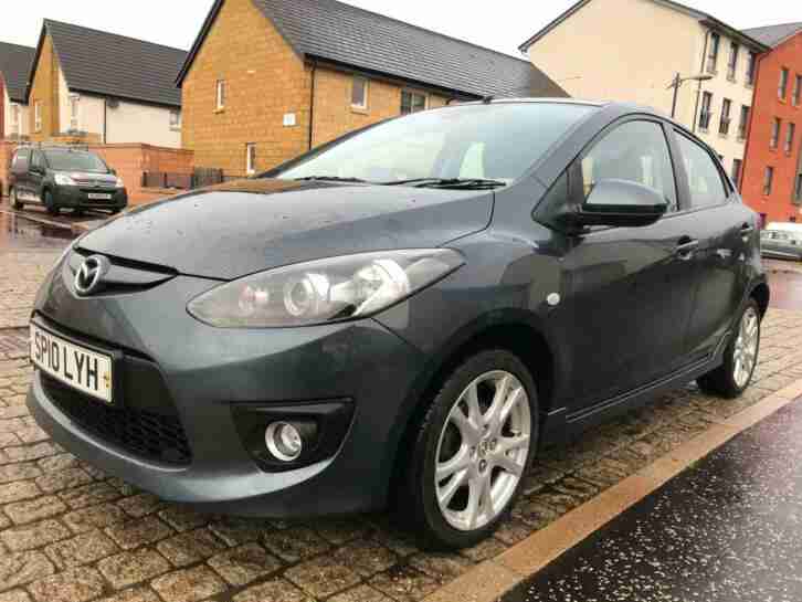 2010 Mazda 2 1.5, Sport, 5dr Hatch, Years Mot, Petrol, Manual, Blue Grey, F. S.H