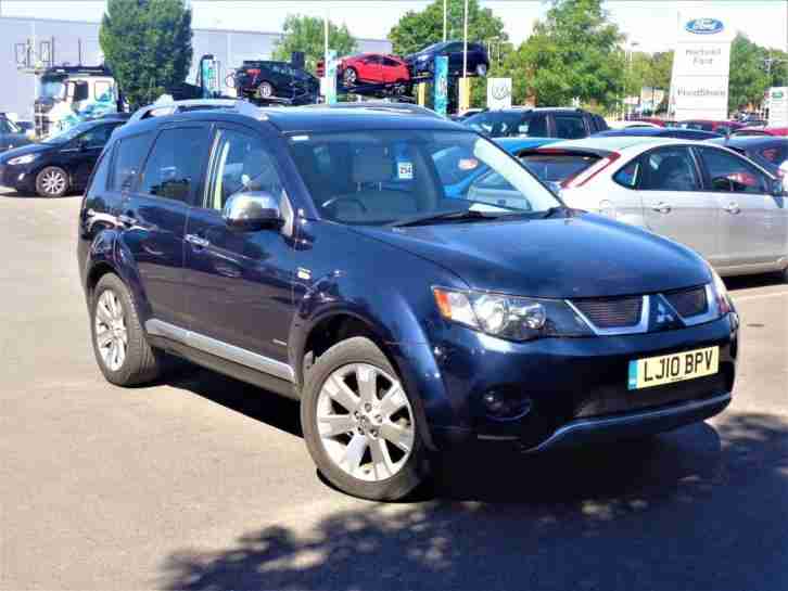 2010 Mitsubishi Outlander DIAMOND 2.2 156PS 4WD 5DR, Panoramic Roof, Full Leathe