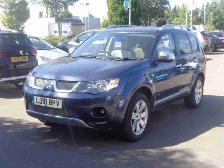 2010 Mitsubishi Outlander DIAMOND 2.2 156PS 4WD 5DR, Panoramic Roof, Full Leathe