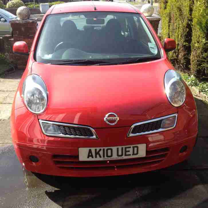 2010 NISSAN MICRA VISIA RED DUAL CONTROL FITTED LEARNER CAR