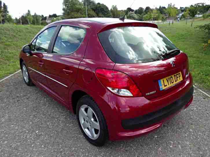 2010 PEUGEOT 207 MILLESIM 1.4 HDI RED 5 DOOR MET RED MANUAL F.S.H