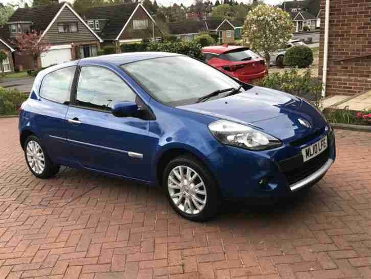 2010 RENAULT CLIO DYNAMIQUE 16V BLUE