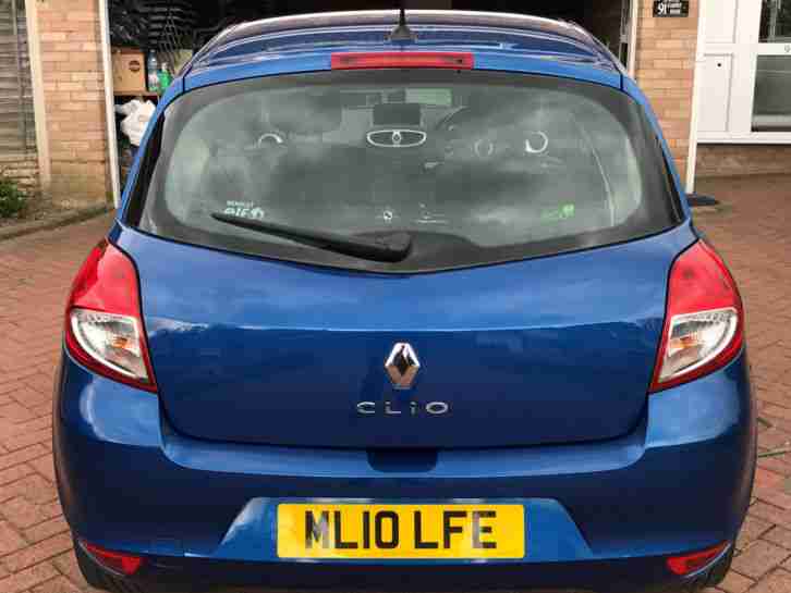 2010 RENAULT CLIO DYNAMIQUE 16V BLUE