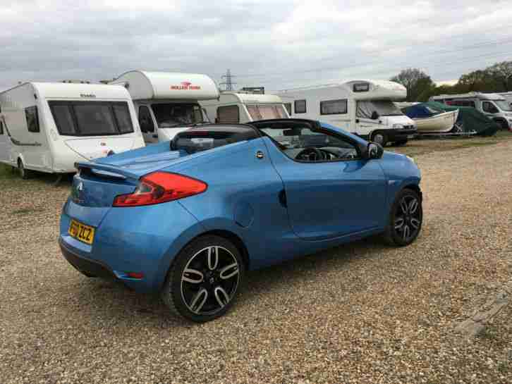 2010 RENAULT WIND ROADSTER D-QUE S CONVERTIBLE VVT BLUE cat d SALVAGE DAMAGED