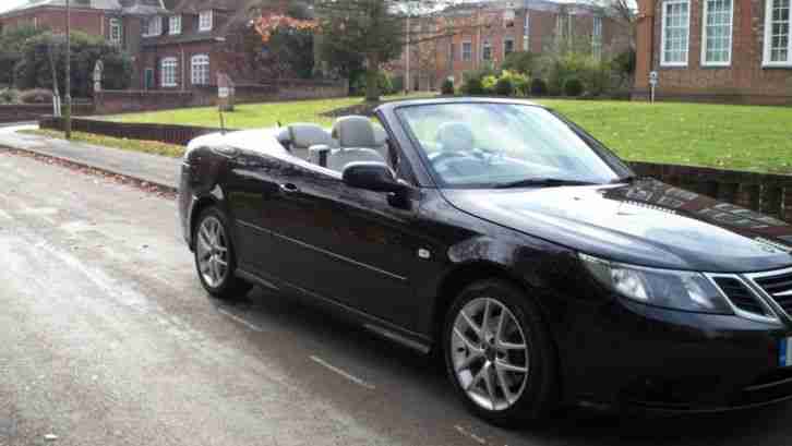2010 SAAB 9-3 VECTOR SPORT TID BLACK CONVERTIBLE