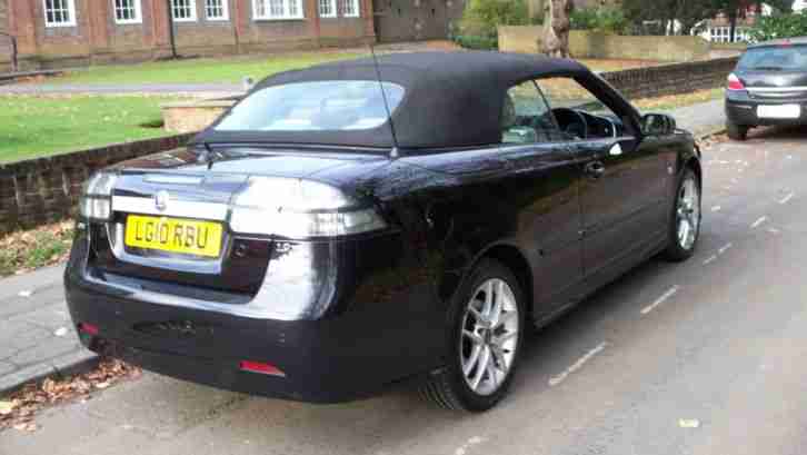 2010 SAAB 9-3 VECTOR SPORT TID BLACK CONVERTIBLE