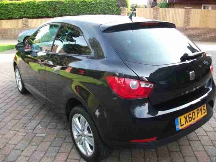 2010 SEAT IBIZA 1.4 GOOD STUFF BLACK 60 Reg, 17,000 miles hpi clear.